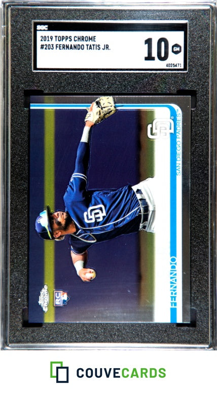2019 Topps Chrome #203 Fernando Tatis Jr. SGC 10