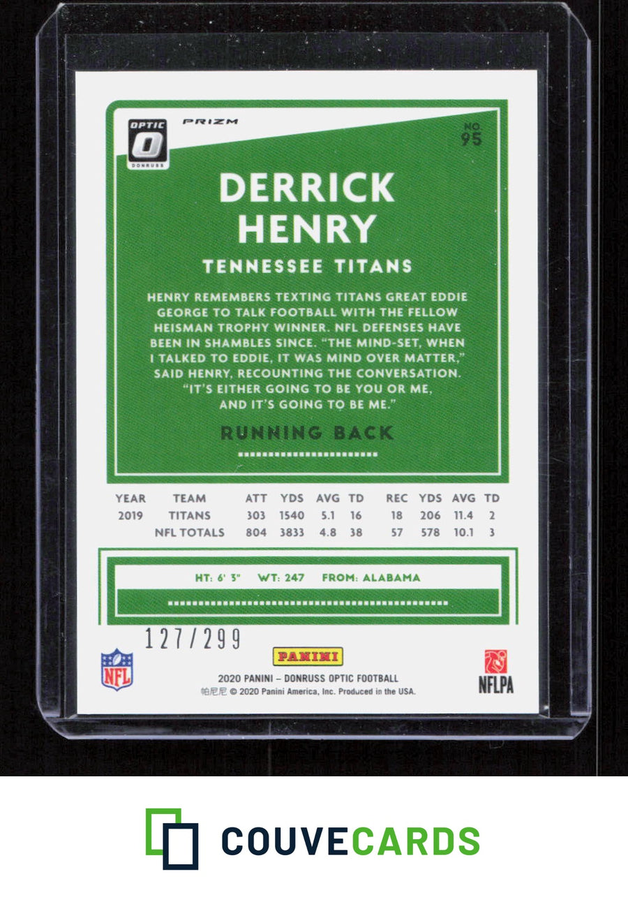 2020 Donruss Optic #95 Derrick Henry Aqua #/299