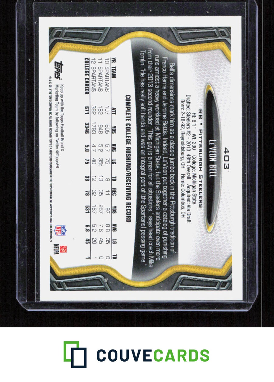 2013 Topps #403 Le'Veon Bell