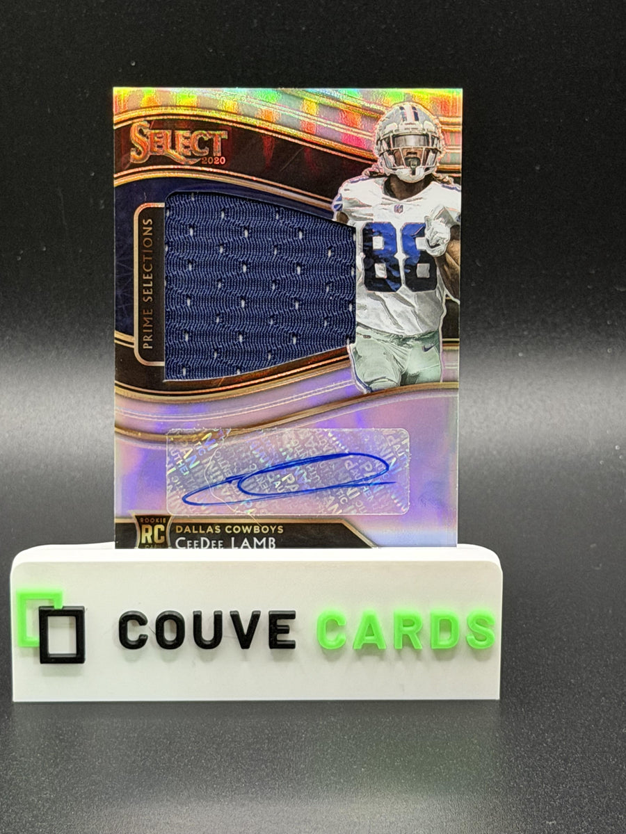 2020 Panini Select #PSS-CDL CeeDee Lamb Prime Selections Prizm Signatures #/49