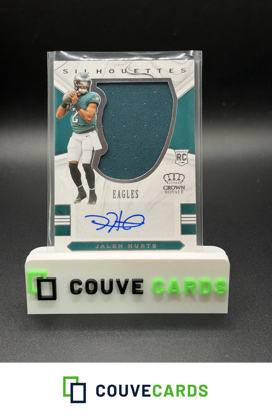 2020 Panini Chronicles #CSA-JAH Jalen Hurts Crown Silhouette Autographs #/99
