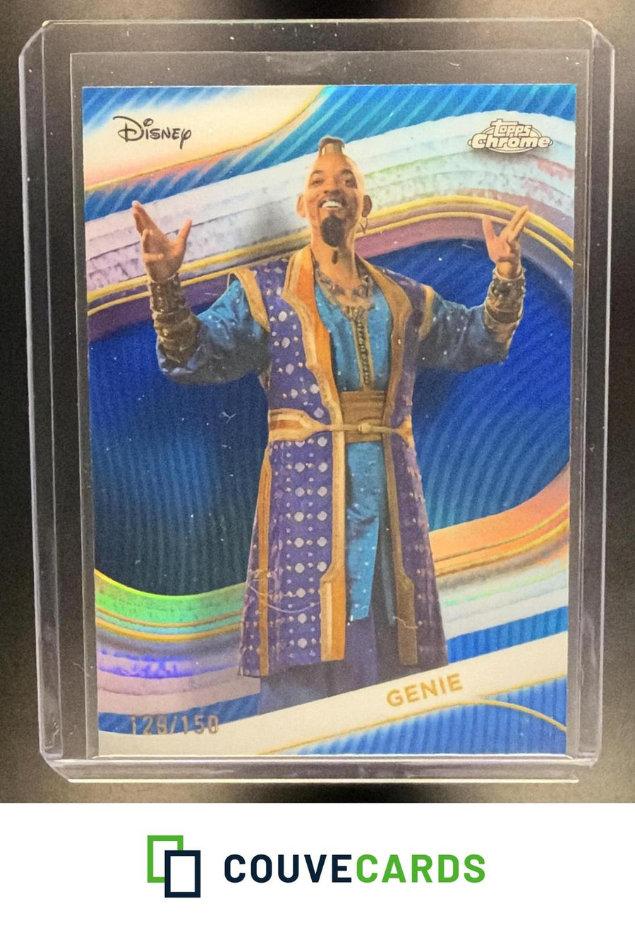 2025 Topps Chrome Disney #186 Genie Blue #/150