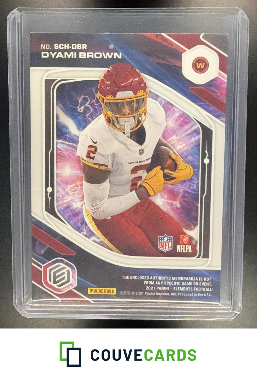 Dyami Brown 2021 Panini Elements #SCH-DBR Supercharged