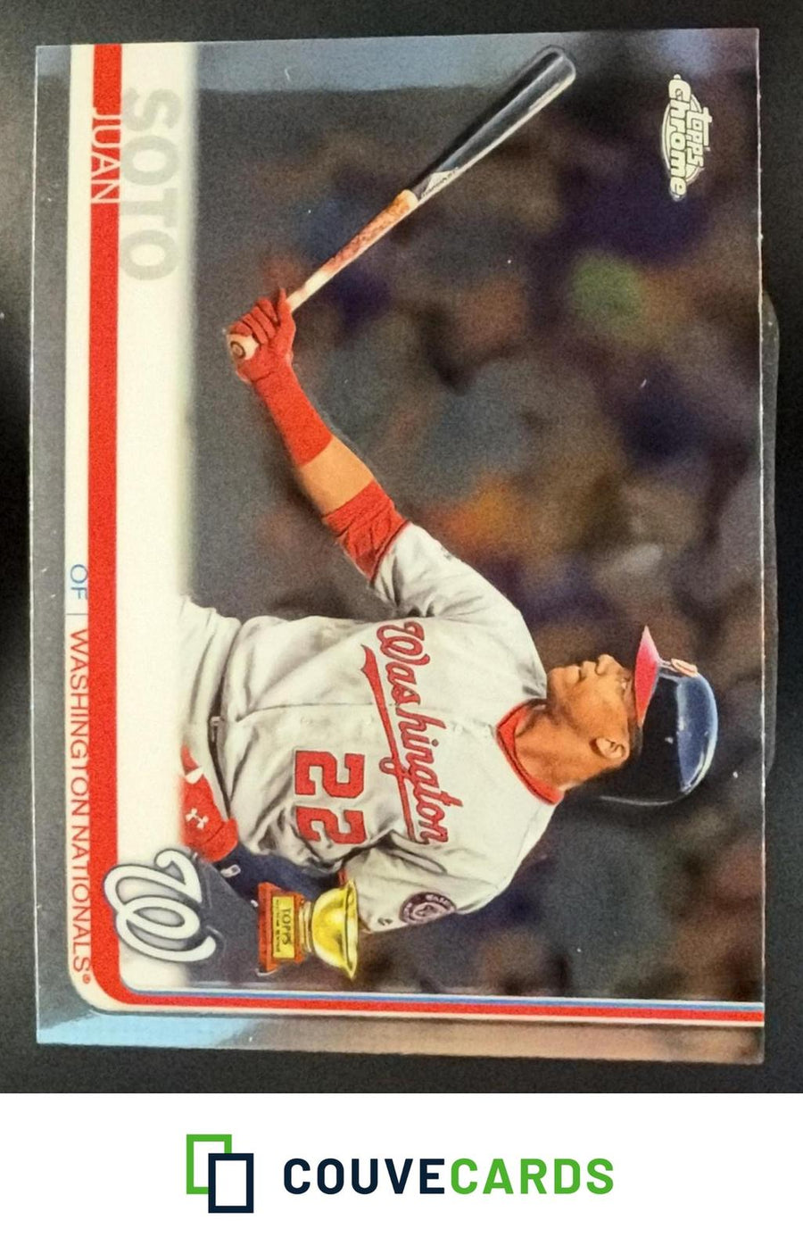 Juan Soto 2019 Topps Chrome #155a Green Refractor