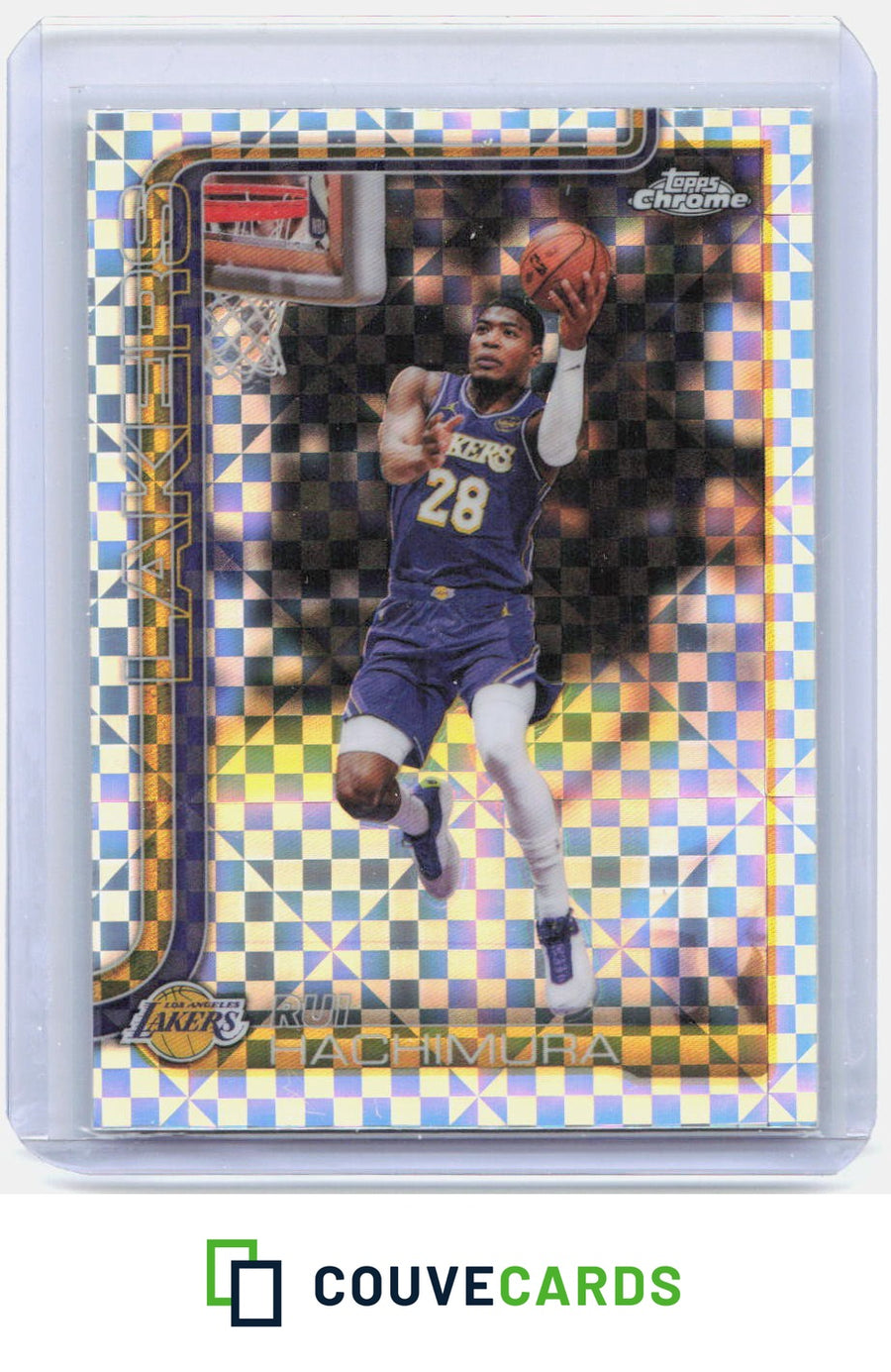 Rui Hachimura 2025-26 Topps Chrome Update #107 X-Fractor