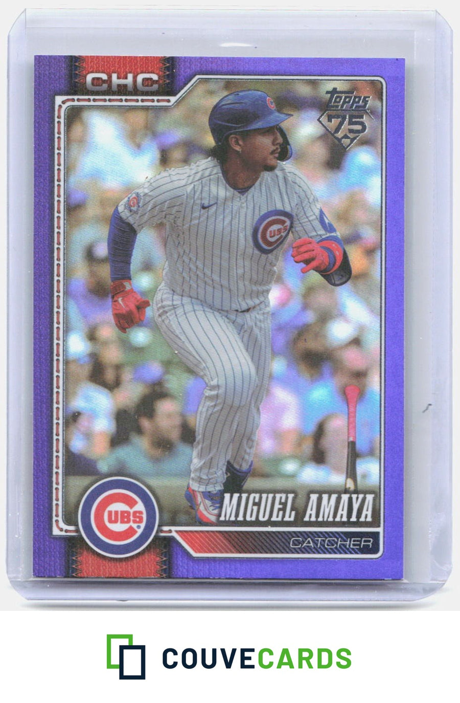 Miguel Amaya 2026 Topps Update #US27 Purple Rainbow Foil #/250