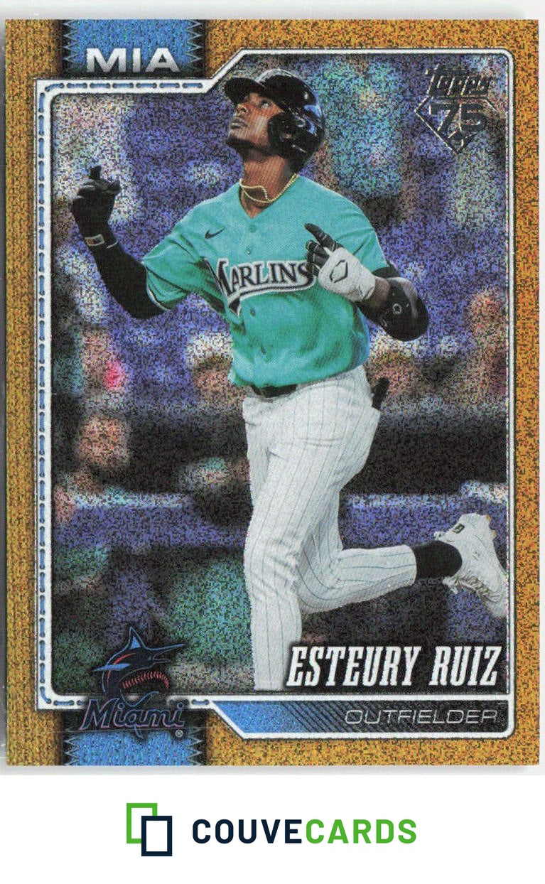 2026 Topps Update Gold Rainbow Foil Esteury Ruiz #US273 #/50