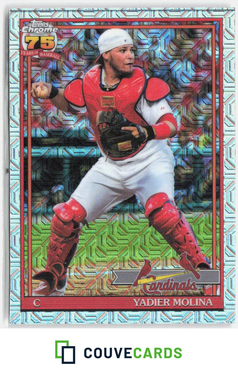 2026 Topps Update Yadier Molina #U91C-91 1991 Topps Baseball 35th Mojo Chrome
