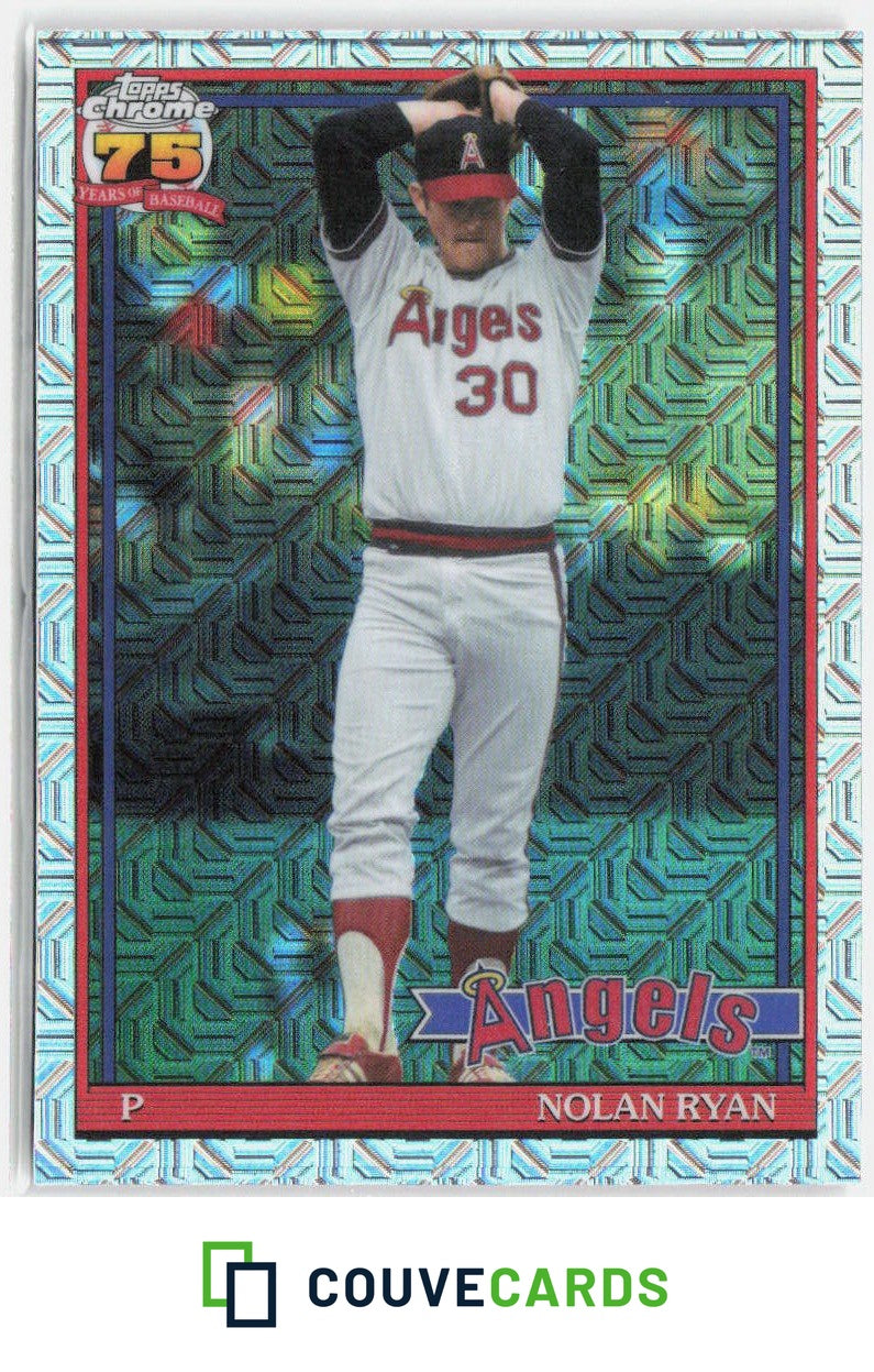 2026 Topps Update 1991 Topps Baseball 35th Chrome Nolan Ryan #U91C-80