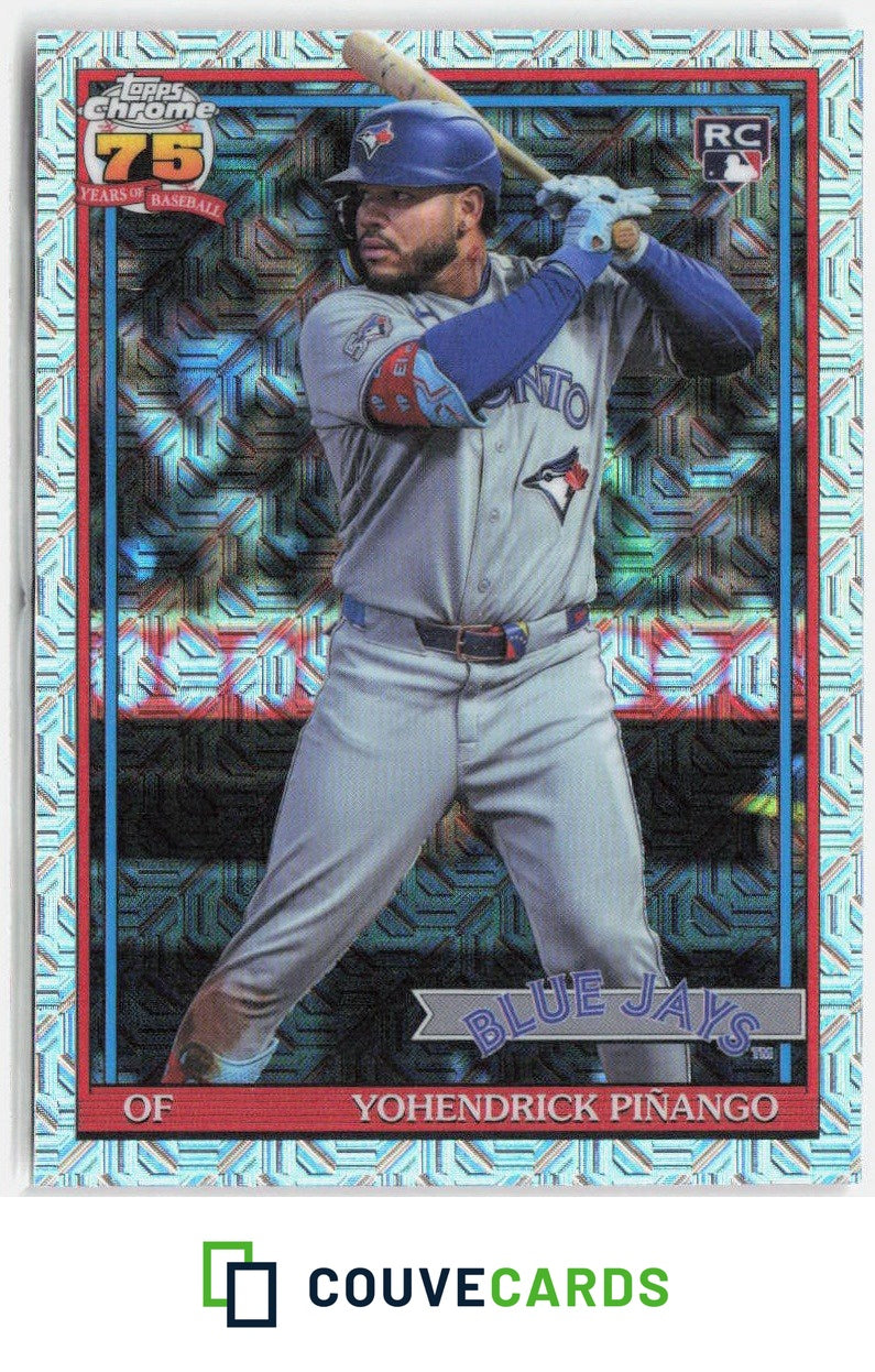 2026 Topps Update 1991 Topps Baseball 35th Chrome Yohendrick Piñango #U91C-43