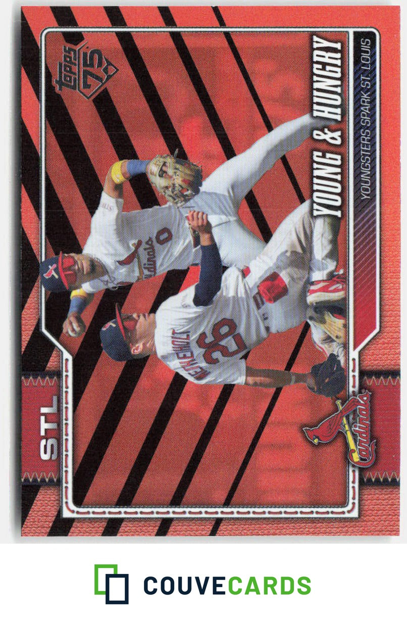 Young & Hungry 2026 Topps Update US176 Orange & Black Foil