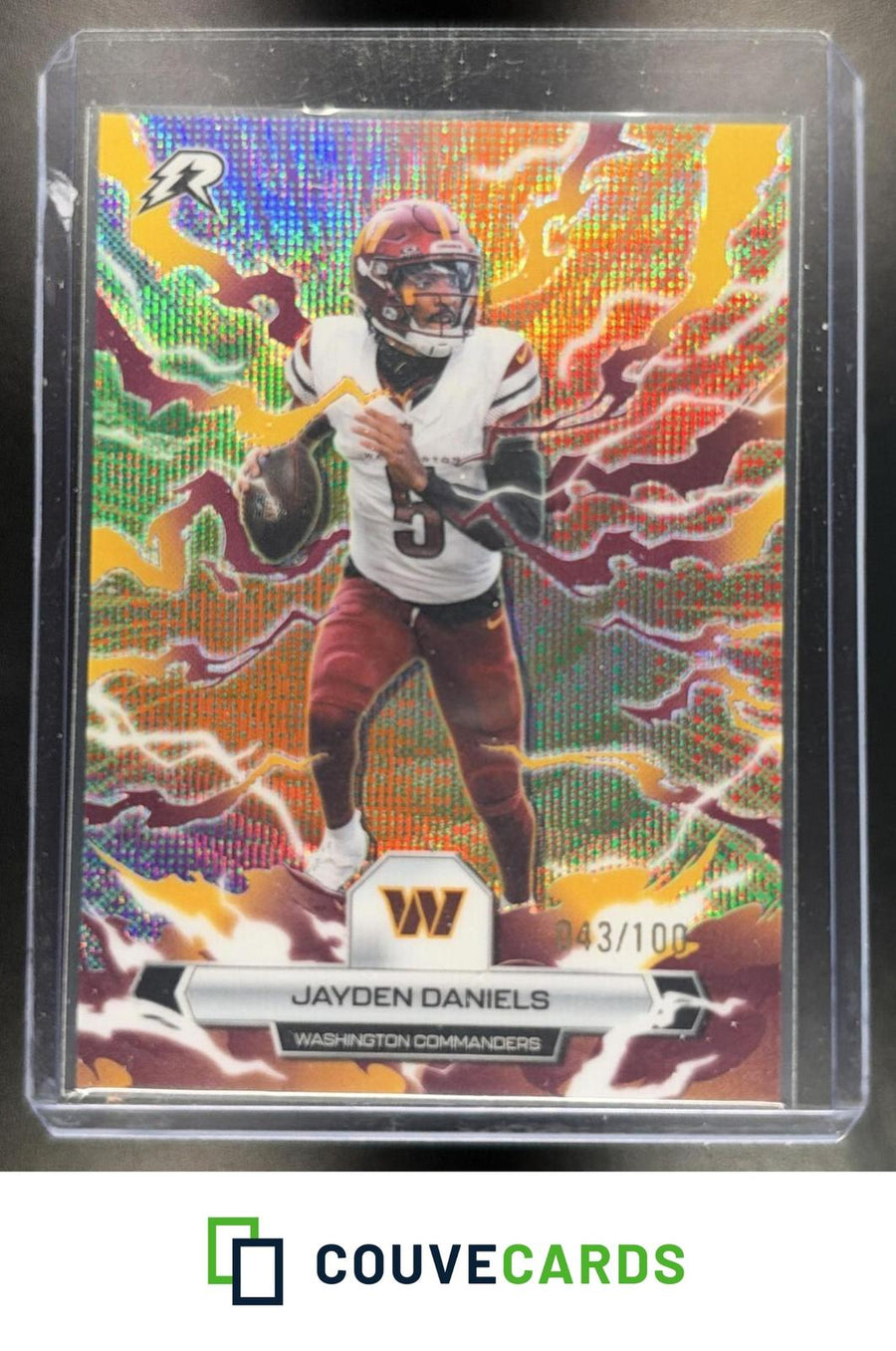 2025 Topps Resurgence Digital Surge Refractor Jayden Daniels #98 #/100