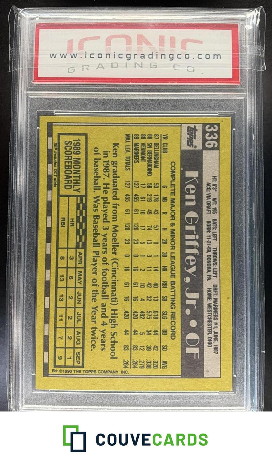 1990 Topps Ken Griffey, Jr. #336