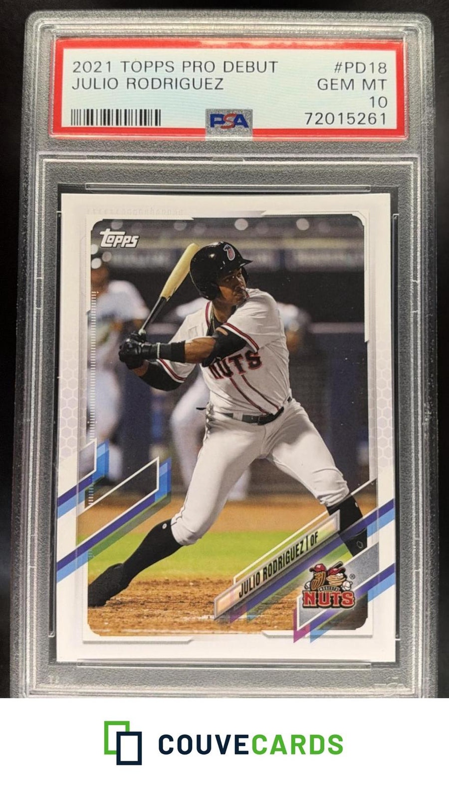 2021 Topps Pro Debut Julio Rodriguez #PD-18 PSA