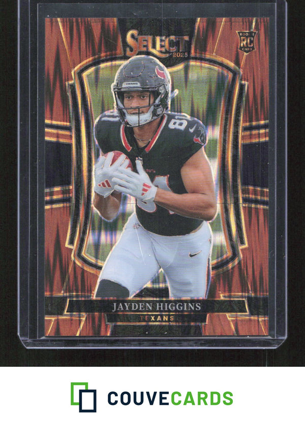 2025 Panini Select #136 Jayden Higgins Copper Prizm Shock #/899