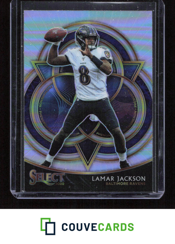 2020 Panini Select #P2 Lamar Jackson Phenomenon