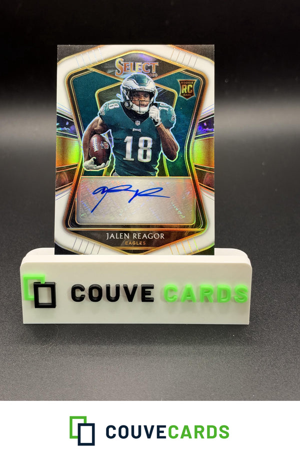 2020 Panini Select #RS-JRE Jalen Reagor Rookie Signatures White Prizm #/35