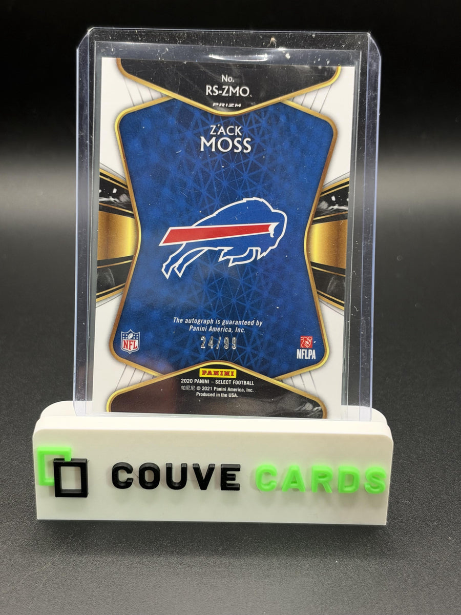 2020 Panini Select #RS-ZMO Zack Moss Rookie Signatures Prizm #/99
