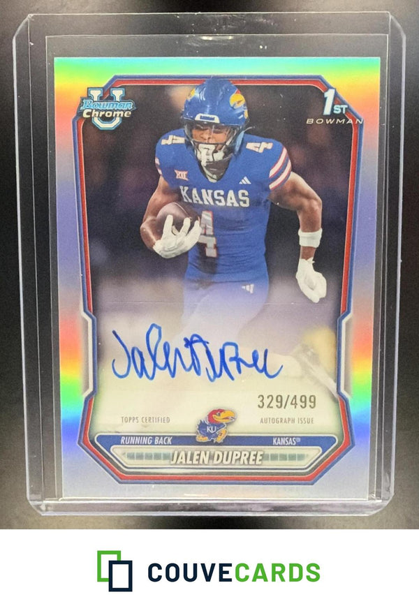 Jalen Dupree 2026 Bowman #BCPA-JDU Chrome Prospect Autographs Refractor AU
