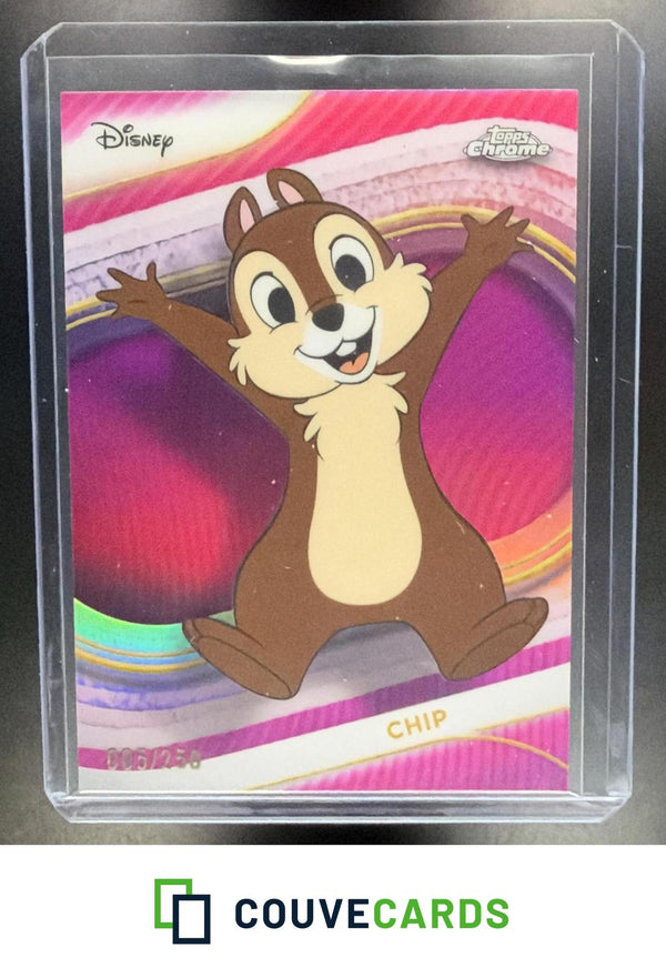 2025 Topps Chrome Disney #26 Chip Pink #/250