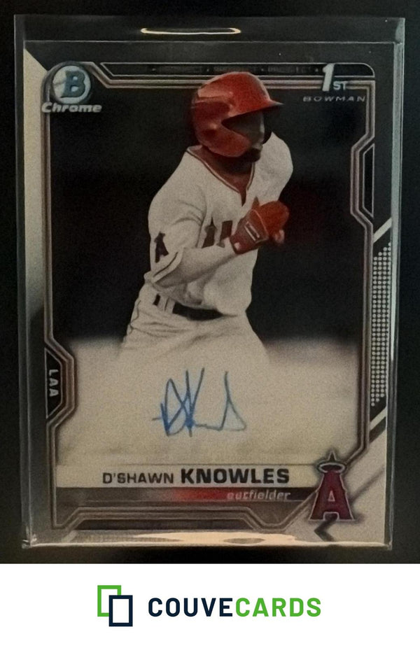 D'Shawn Knowles 2021 Bowman #CPA-DK Chrome Prospect Autographs AU