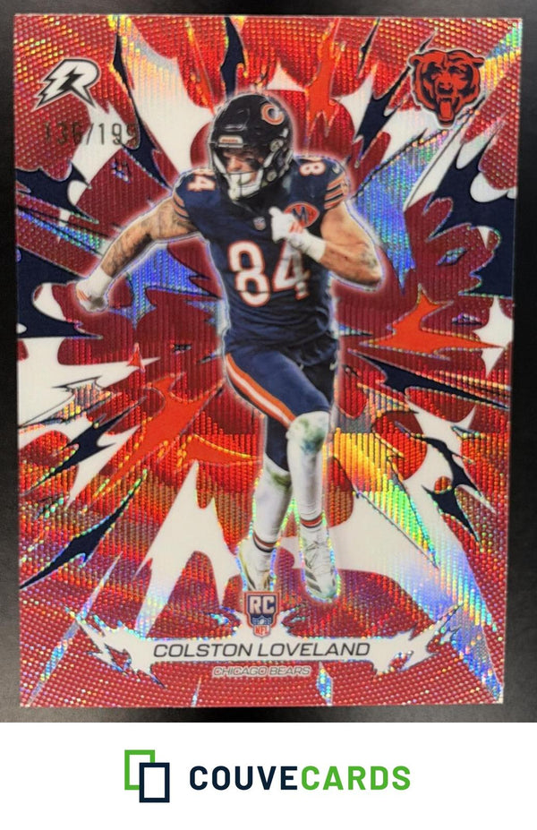 Colston Loveland 2025 Topps Resurgence #116 Crimson Surge Refractor