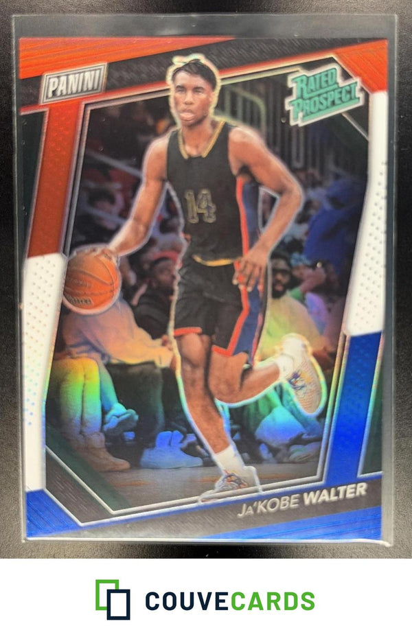 Ja'Kobe Walter 2023 Panini The National #JW Red White Blue /15 AU