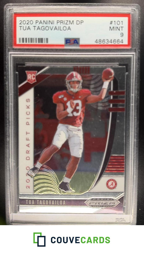 Tua Tagovailoa 2020 Panini Prizm Draft Picks #101 PSA 10
