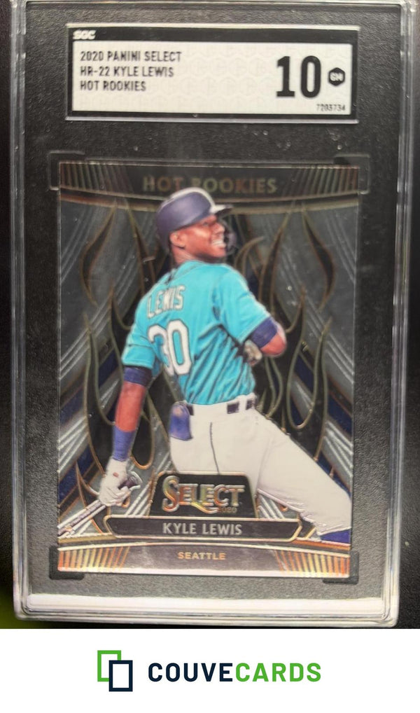 Kyle Lewis 2020 Panini Select #HR-22 Hot Rookies SGC 10