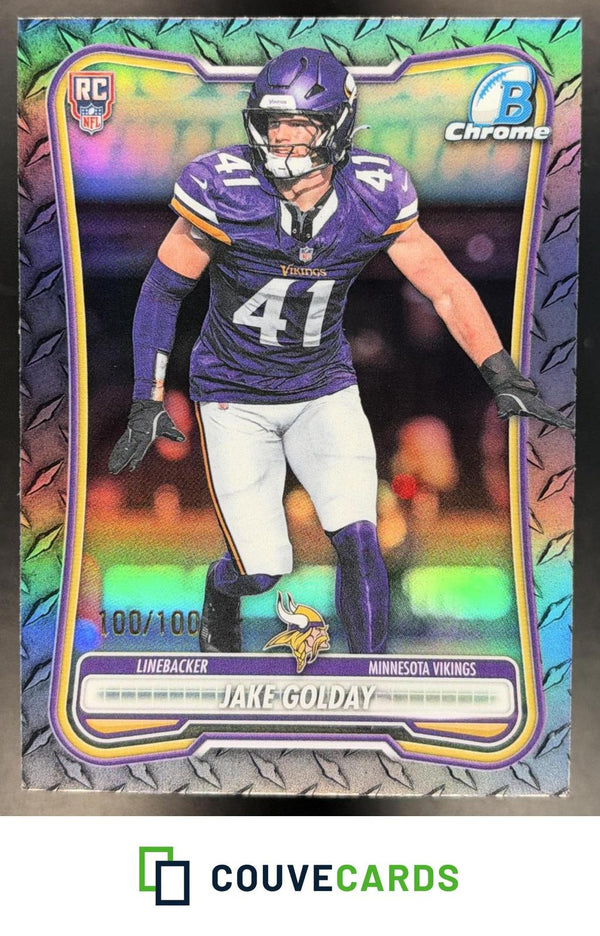 2026 Bowman #BCV-188 Jake Golday Steel Metal Refractor #/100