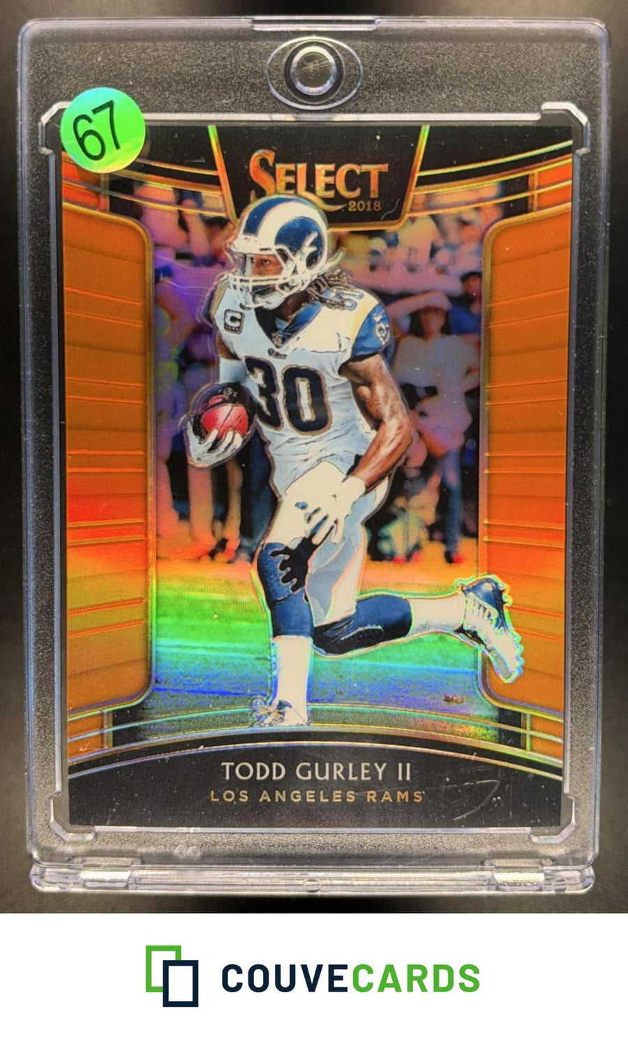 Todd Gurley II 2018 Panini Select #27 Orange Prizm