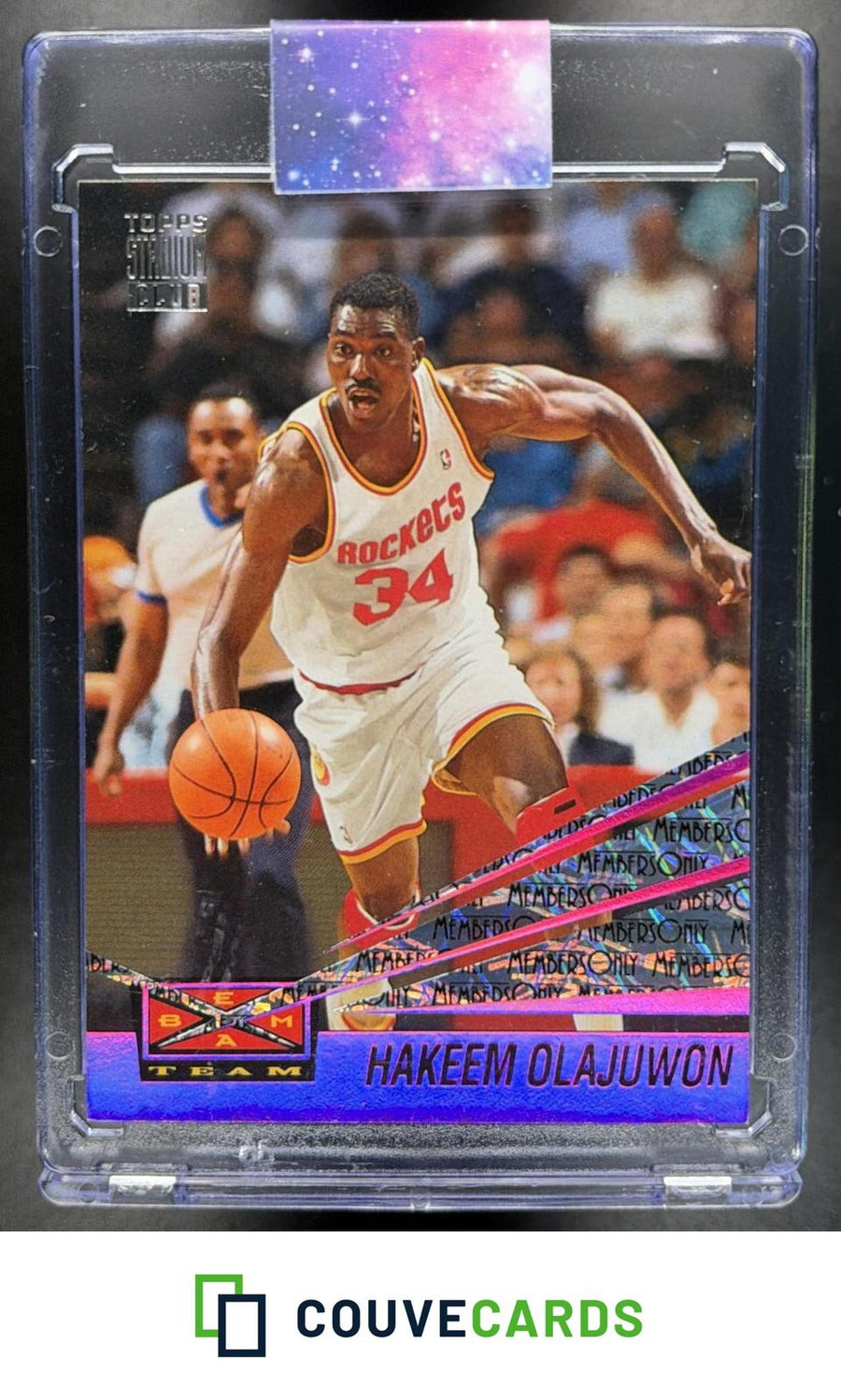 Hakeem Olajuwon 1993-94 Stadium Club #12 Beam Team Members Only