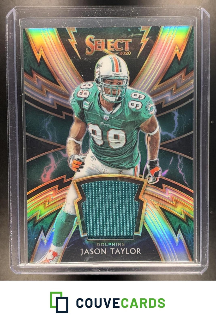 Jason Taylor 2020 Panini Select #SP-JTA Sparks Prizm #/99
