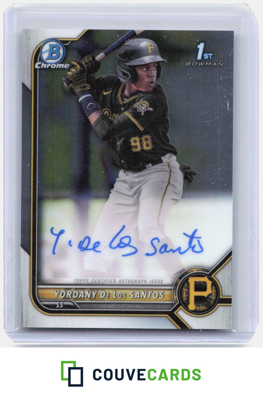 2022 Bowman Chrome - Prospect Autographs Yordani De Los Santos #CPA-YD (AU, RC)