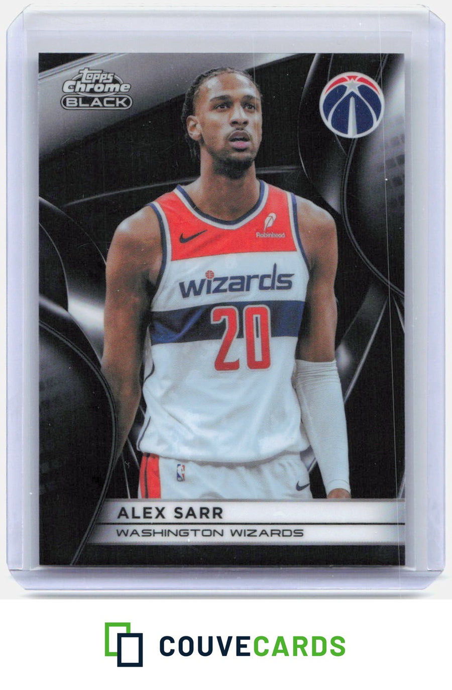 Alex Sarr 2025-26 Topps Chrome Black #55