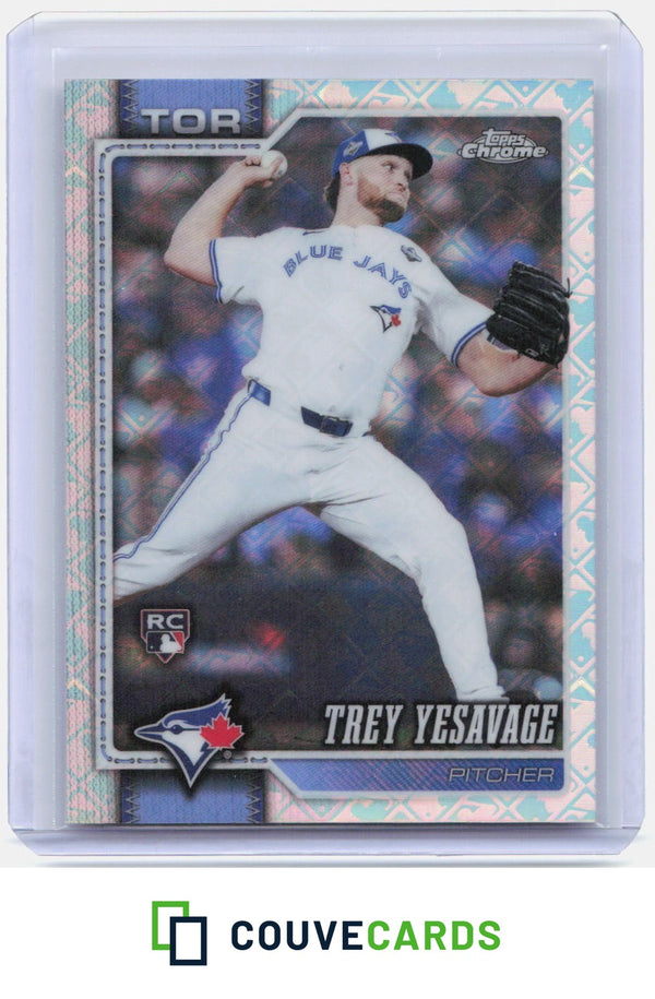 Trey Yesavage 2026 Topps Chrome Logofractor Edition #86 RC