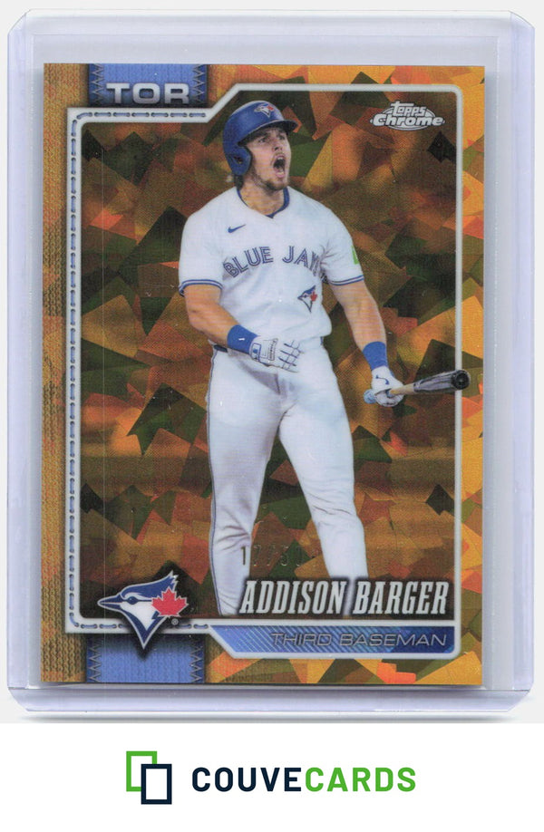 Addison Barger 2026 Topps Chrome Sapphire Edition #276 Gold #/50