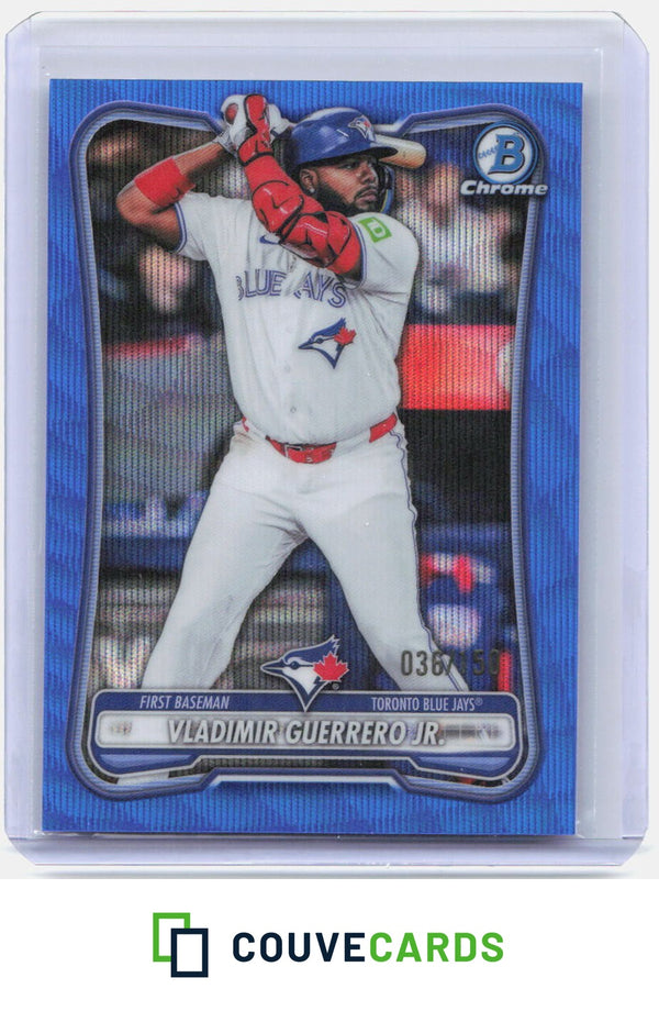 Vladimir Guerrero Jr. 2026 Bowman Chrome #34 Blue Wave Refractor #/150
