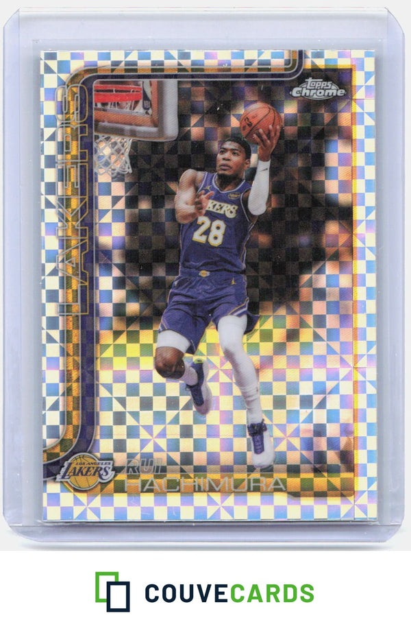 Rui Hachimura 2025-26 Topps Chrome Update #107 X-Fractor