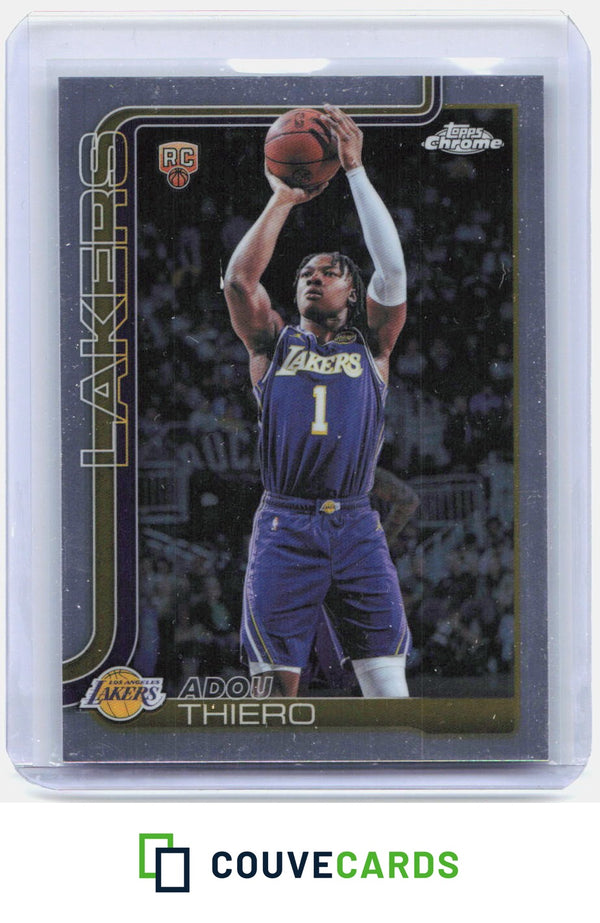 Adou Thiero 2025-26 Topps Chrome Update #186 RC