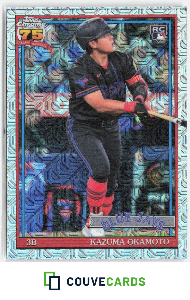 2026 Topps Update 1991 Topps Baseball 35th Chrome Kazuma Okamoto #U91C-39