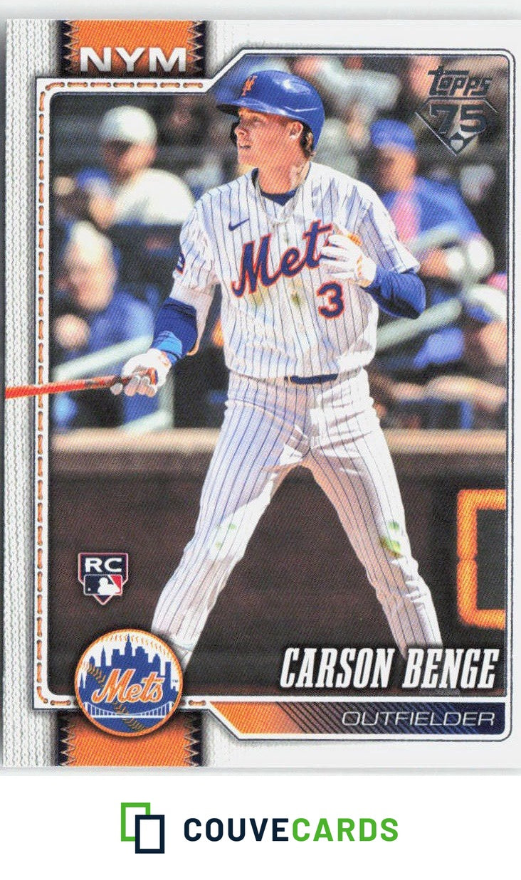 2026 Topps Update Carson Benge #US3 RC