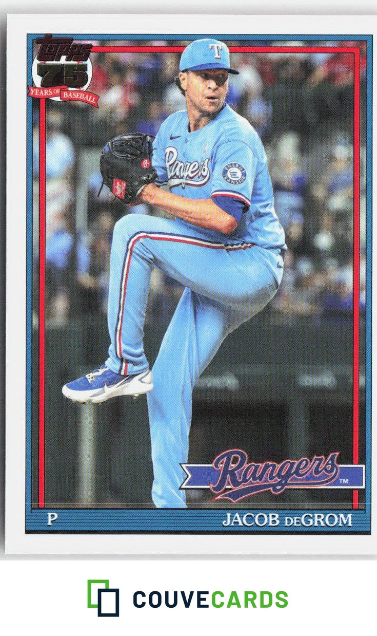 2026 Topps Update 1991 Topps Baseball 35th Anniversary Jacob deGrom #U91-14