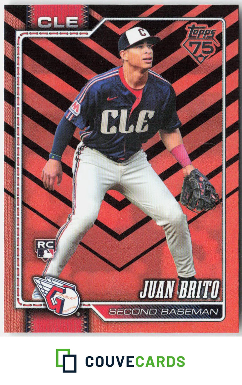 Juan Brito 2026 Topps Update US274 Orange & Black Foil RC