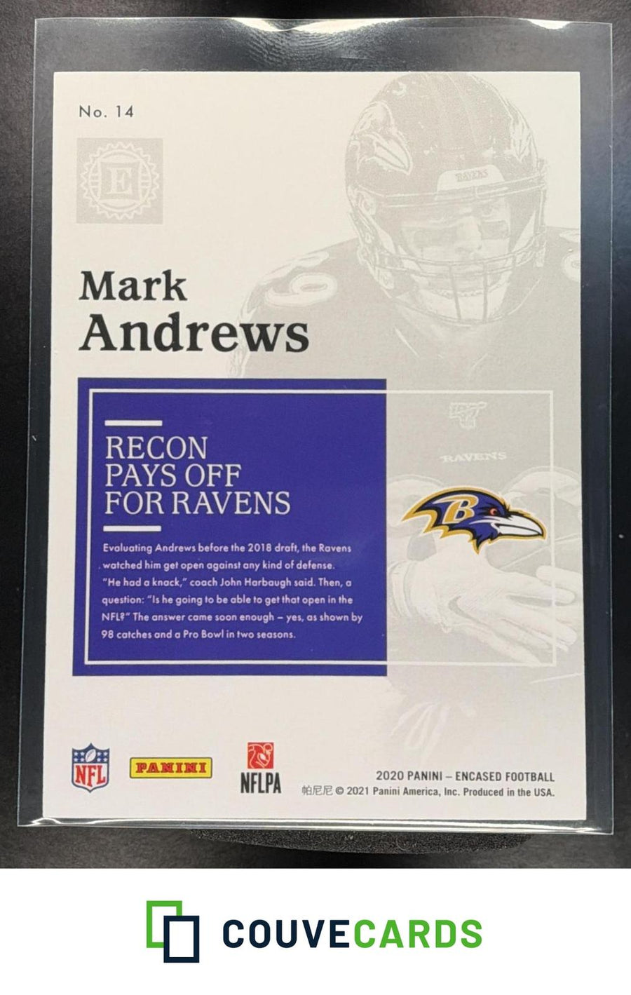 2020 Panini Encased Mark Andrews #14