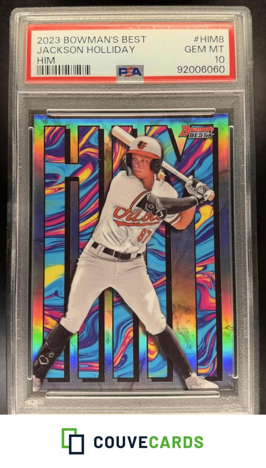 2023 Bowman's Best HIM Jackson Holliday #HIM-8 PSA