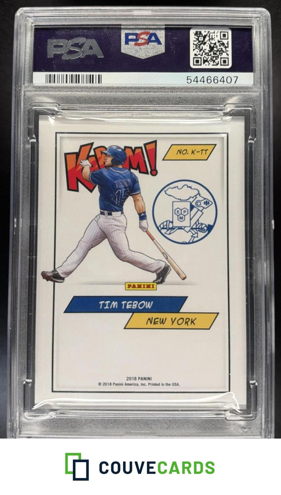 2018 Panini Kaboom! Tim Tebow #K-TT PSA